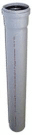 Труба с раструбом d=40 мм 1000 мм