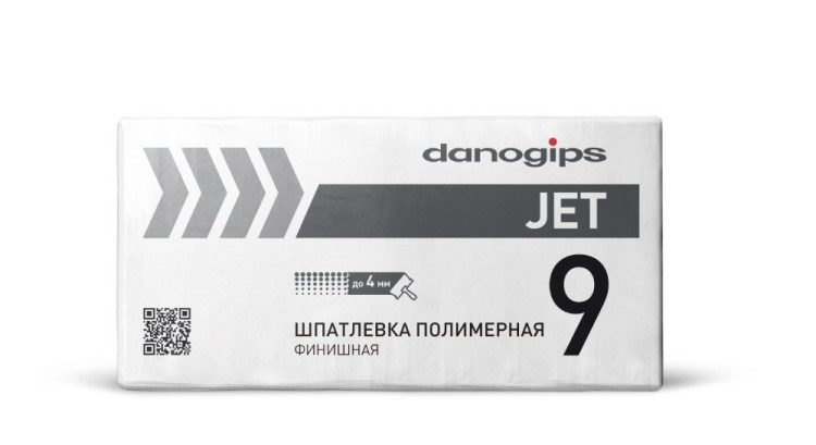 Шпатлевка полимерная Danogips JET 9 (20 кг)